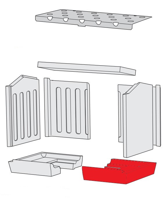 Contura i20 Bodemsteen rechts